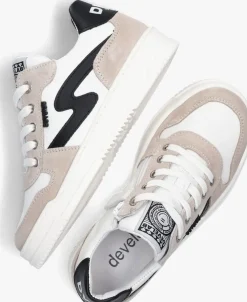 beige develab lage sneakers 45987