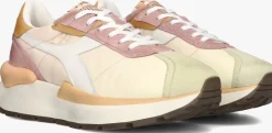 beige diadora lage sneakers mercury faded