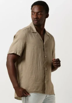 beige drykorn casual overhemd bijan_2 126004