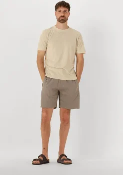 beige drykorn korte broek brikko 522160
