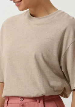 beige drykorn t-shirt lilani