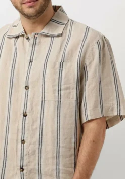 beige dstrezzed casual overhemd ds_saul shirt