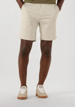 beige dstrezzed korte broek lancaster shorts