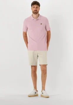 beige dstrezzed korte broek lancaster shorts