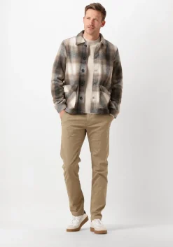 beige dstrezzed trui fell mock neck