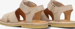 beige du loua platte sandalen du alfie