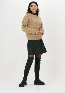 beige est'seven trui est'vetements knitted sweater