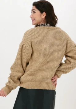 beige est'seven trui est'vetements knitted sweater