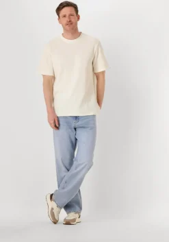 beige faguo lage sneakers limwood syn woven