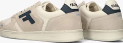 beige faguo lage sneakers palmer leather