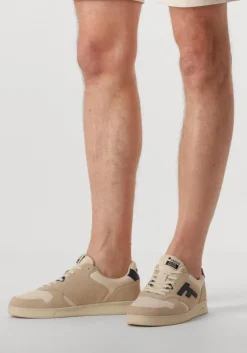 beige faguo lage sneakers palmer leather