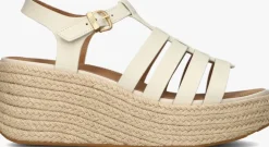 beige fitflop sandalen met hak jf5