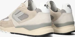 beige floris van bommel hoge sneakers sfm-10154 de treener