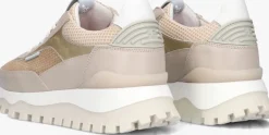 beige floris van bommel lage sneakers sfw-10100 grommi