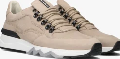 beige floris van bommel lage sneakers sfm-10135 de zager