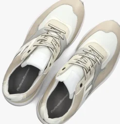 beige floris van bommel lage sneakers sfm-10139 noppi