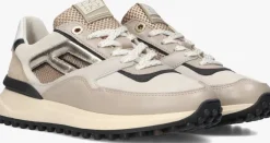 beige floris van bommel lage sneakers sfw-10128