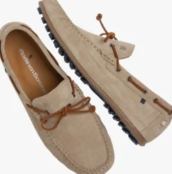 beige floris van bommel mocassins sfm-40031 de krepper