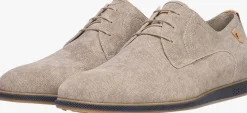beige floris van bommel veterschoenen sfm-30220 presli