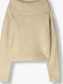 beige frankie & liberty trui patricia knitted sweater