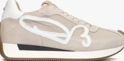 beige fred de la bretoniere lage sneakers yentl sign