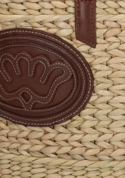 beige fred de la bretoniere shopper pippa summerbag sea grass