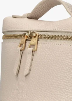 beige fred de la bretoniere handtas lori handbag leather