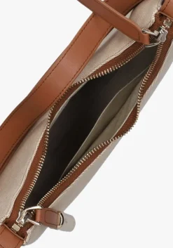 beige furla handtas goccia s shoulder bag