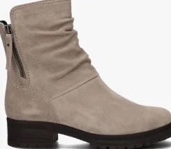 beige gabor enkellaarsjes 092