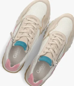 beige gabor lage sneakers 378