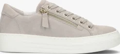 beige gabor lage sneakers 465