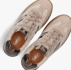 beige gabor lage sneakers 475.1