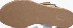 beige gabor platte sandalen 550.2