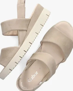 beige gabor sandalen 771.3