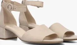 beige gabor sandalen met hak 902