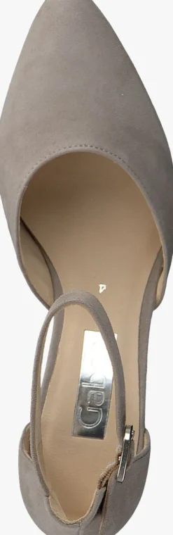 beige gabor sandalen met hak 340