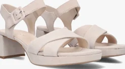 beige gabor sandalen met hak 953