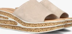 beige gabor slippers 650.1