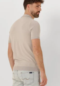 beige genti polo polo button ss k2046-1260