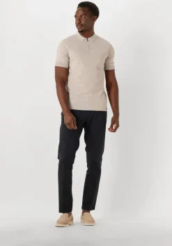 beige genti polo polo zip ss k2053-1260