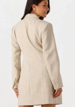 beige gestuz mini jurk gzdecy blazer dress