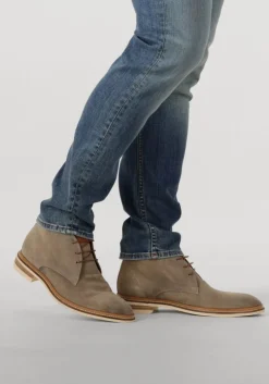 beige giorgio veterschoenen 56409