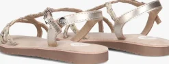 beige gioseppo platte sandalen wenham