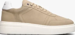 beige goosecraft lage sneakers tufted 2