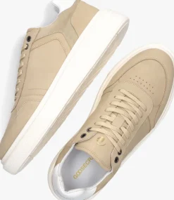 beige goosecraft lage sneakers tufted 2