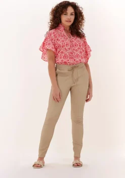 beige goosecraft pantalon amy spirit pants