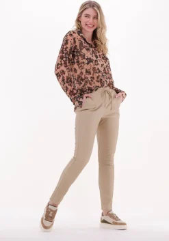 beige goosecraft pantalon amy spirit pants