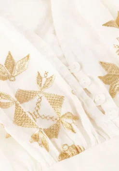 beige greek archaic kori maxi jurk 430511