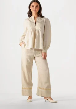 beige greek archaic kori wijde broek 210624