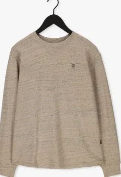 beige g-star raw trui lash r sw l/s